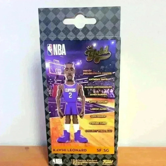 Funko gold NBA Kawhi Leonard LA Clippers - Picture 6 of 6